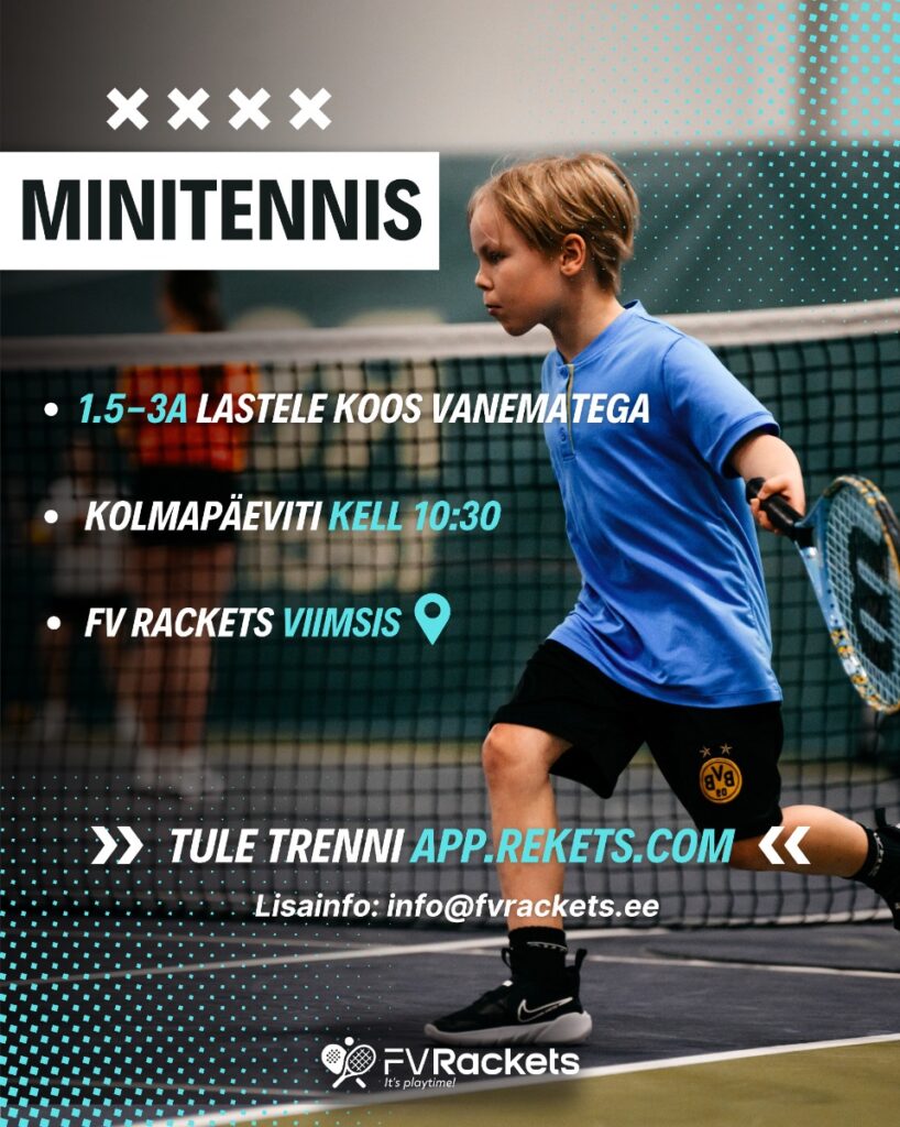 Minitennis lastele koos vanematega