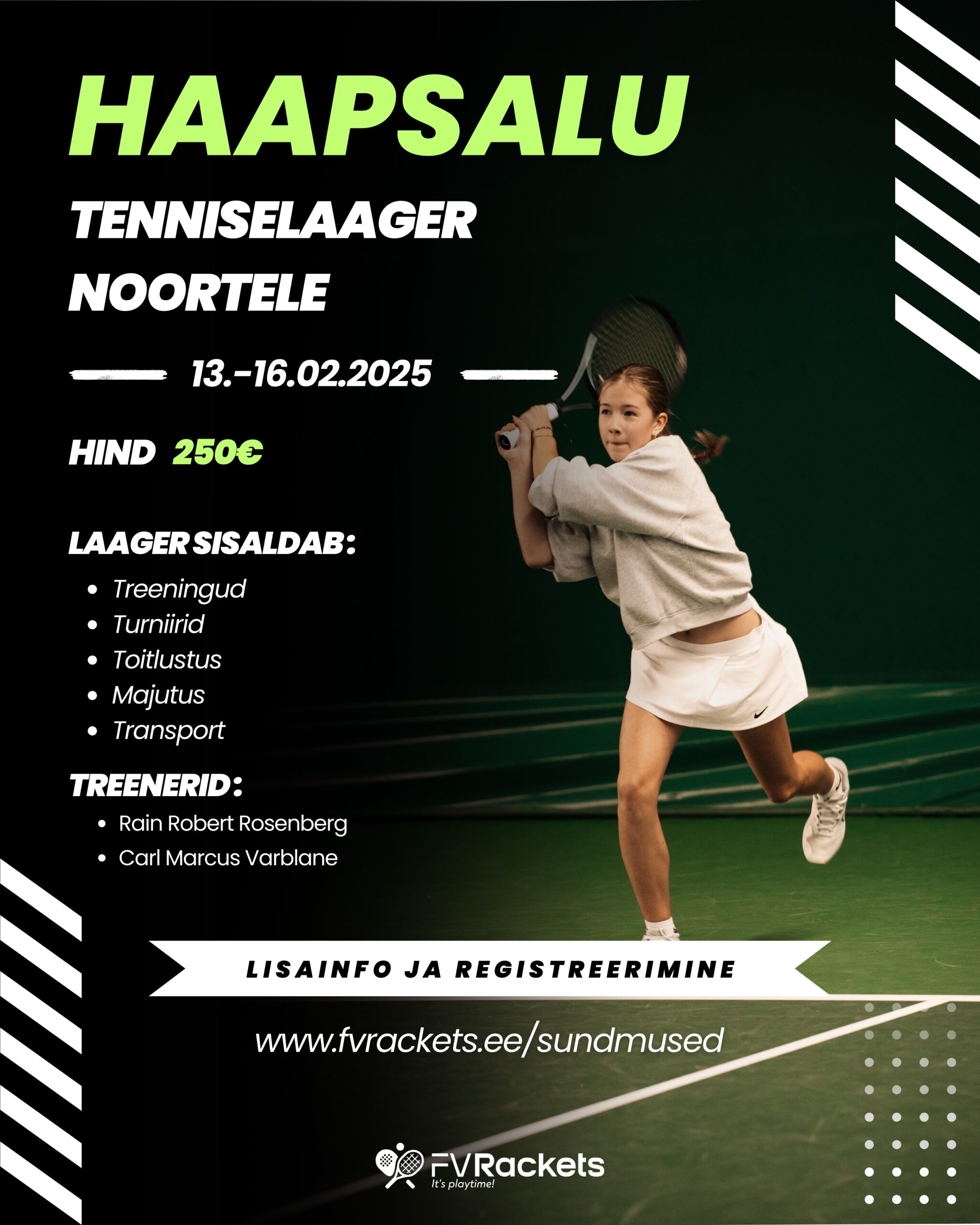 Noorte tenniselaager Haapsalus